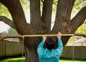 make tyre swing