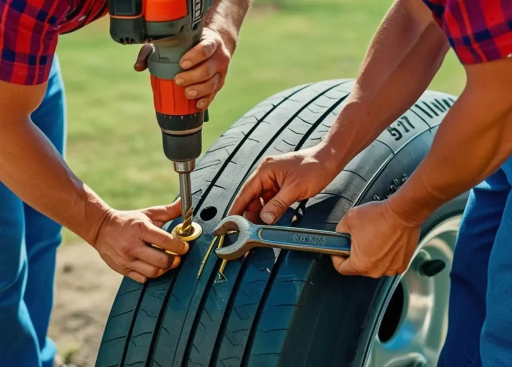 Drill Holes for Chain Attachments