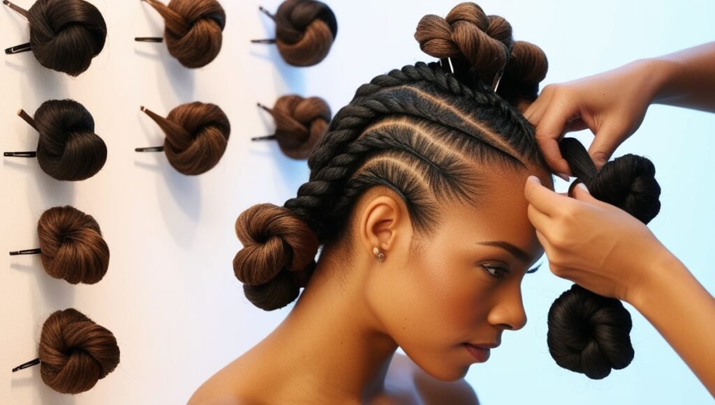 Bantu knots hairstyles